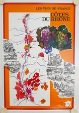 Affiche carte vins d'occasion Affiche carte vins d'occasion  La Courtine