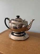 Gold pottery teapot for sale  OLDHAM