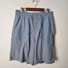 Short Lululemon tamanho M masculino salto para trás 9" forrado azul cambraia comprar usado  Enviando para Brazil