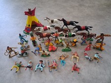 Lot indiens cowboys d'occasion  Cluses
