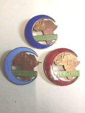 Africa enamelled badges d'occasion  Expédié en Belgium