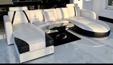 Bespoke leather sofa for sale  CREWE