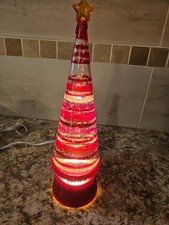 Lâmpada de lava vermelha vintage 12” como árvore de Natal de vidro com glitter de movimento líquido - Leia comprar usado Lâmpada de lava vermelha vintage 12” como árvore de Natal de vidro com glitter de movimento líquido - Leia comprar usado  Enviando para Brazil