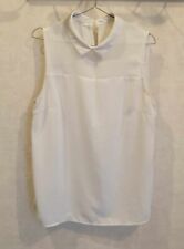 Blouse blanche polyester d'occasion  Bourg-de-Thizy