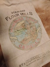 Usado, Escasso! Bolsa Montana Chief Cereals Stanford Flour Mill Stanford Montana década de 1930 comprar usado  Enviando para Brazil