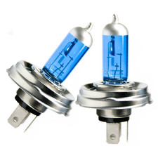 H5 R2 P45t 12V 60/55W ALOGENE SUPER WHITE PRO+ BIANCO 6000K EFFETTO XENON FUZION, usado comprar usado  Enviando para Brazil