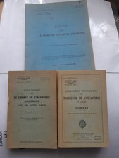 Lot infantry instruction d'occasion  Expédié en Belgium