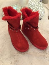 Fellboots rot strass gebraucht kaufen  Nürnberg