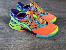 Tênis de corrida ASICS feminino tamanho 7 gel Noosa Tri 10 triatlo neon T580N comprar usado  Enviando para Brazil