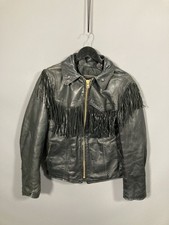 Tasseled leather biker for sale  SHEFFIELD
