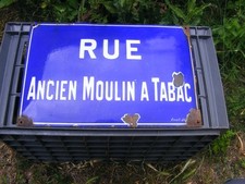 Plaque émaillée ancienne d'occasion  France