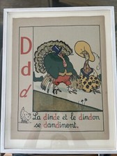 Dinde lithograph alphabetiere d'occasion  Expédié en Belgium