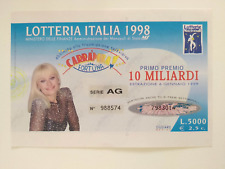 114 biglietto lotteria usato  Cagliari
