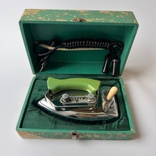 Roupas elétricas vintage ferro de viagem Vulcan W400 na caixa original funcionando comprar usado  Enviando para Brazil
