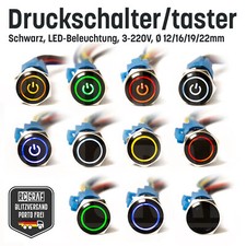 Metall druckschalter drucktast gebraucht kaufen  Herzogenrath