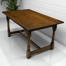 Solid oak dining for sale  HALSTEAD