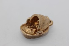 Pingente charme cesta bebê vintage ouro 14k 3D movimento 14 quilates comprar usado  Enviando para Brazil