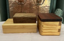 Collection wooden lidded for sale  SHIPSTON-ON-STOUR