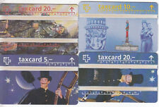 Lote de 10 tarjetas telefónicas diferentes Taxcard Suiza segunda mano  Embacar hacia Mexico