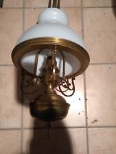 Lampadario sospensione ottone usato  Italia