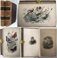 1854 Goldsmith HISTORY EARTH ANIMATED NATURE 2 Vol Zoology 38 HAND COLOUR PLATES comprar usado  Enviando para Brazil
