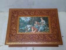 Scatola portasigari vintage usato  Italia