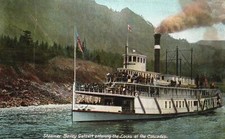 Cartão postal antigo Steamer Bailey Setzert entrando nas fechaduras no barco Cascades 1911, usado comprar usado Cartão postal antigo Steamer Bailey Setzert entrando nas fechaduras no barco Cascades 1911, usado comprar usado  Enviando para Brazil