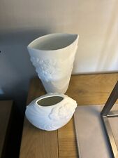 Kaiser vases white for sale  COWDENBEATH