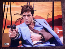 FOTO Beckett assinada por AL PACINO SCARFACE 11x14 autêntica (BAS) comprar usado  Enviando para Brazil