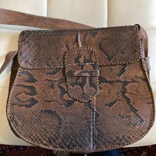 Vintage leather handbag for sale  LONDON