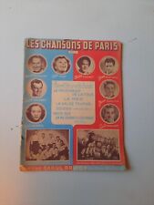 Ancien recueil chansons d'occasion  Marmande