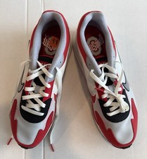 Ohio State Buckeyes Nike Unissex Air Max Sapato Solo Vermelho Branco Prata Tamanho 11 NOVO!!, usado comprar usado  Enviando para Brazil