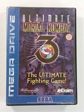 ULTIMATE MORTAL KOMBAT 3 SEGA MEGADRIVE (MD) PAL-EURO (COMPLETE - GOOD CONDITION comprar usado  Enviando para Brazil