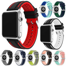 Pulseira esportiva silicone para Apple Watch iWatch Series 8 7 6 SE 5 4 38/40/42/44 comprar usado  Enviando para Brazil