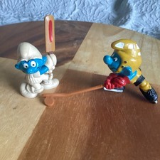 Vintage smurf figures for sale  PRESTON