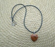 Goldstone heart pendant for sale  Maple Valley