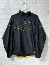 Jaqueta Nike Live Strong preta corta-vento bolso meio zíper tamanho médio, usado comprar usado  Enviando para Brazil