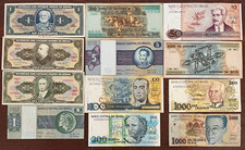 Lote 12 Cédulas Antigas do Brasil - Notas do Brasil - 003562 comprar usado  Brasil 