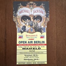 Usado, Michael Jackson Dangerous Tour ticket Berlin  comprar usado  Enviando para Brazil