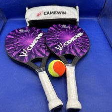 2 peças raquetes de tênis de praia, raquete de tênis de praia, praia leve portátil T..., usado comprar usado  Enviando para Brazil