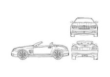 Photo blueprint chrysler for sale  UK