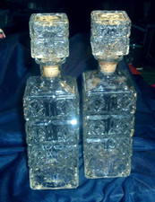 Pair vintage clear for sale  Sunbury