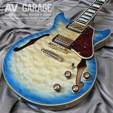 Ibanez AM93QM corpo oco jato azul explosão comprar usado  Enviando para Brazil
