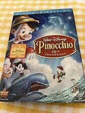 Pinocchio (DVD, 2009, 2-Disc Set, 70th Anniversary Platinum Edition) comprar usado Pinocchio (DVD, 2009, 2-Disc Set, 70th Anniversary Platinum Edition) comprar usado  Enviando para Brazil
