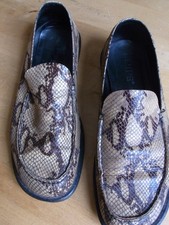 Herrenschuhe leder python gebraucht kaufen  Köln