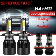 Farol de LED feixe alto/baixo + lâmpadas de faróis de neblina 6000K para Honda Fit 2006 - 2020 comprar usado  Enviando para Brazil