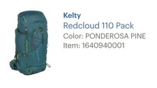 Kelty redcloud 110 for sale  Irvine