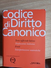 Codice diritto canonico usato Codice diritto canonico usato  Mirano
