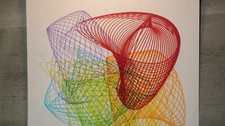 Disegno artistico astratto usato  Torino