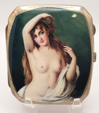 Antique silver enamel for sale  Kennesaw